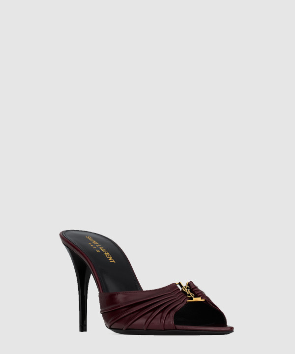 [SAINT LAURENT-생로랑] 부드러운 가죽 소재의 babylone 뮬 819075