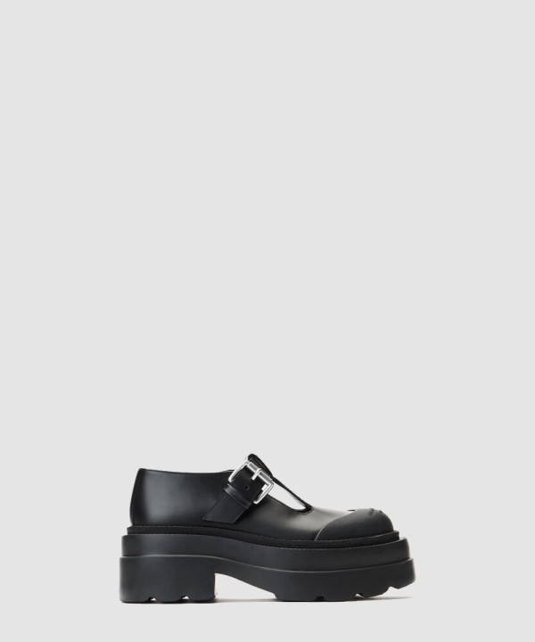 [ALEXANDER-알렉산더왕] tova 레더 메리 제인 플랫폼 30125F045001