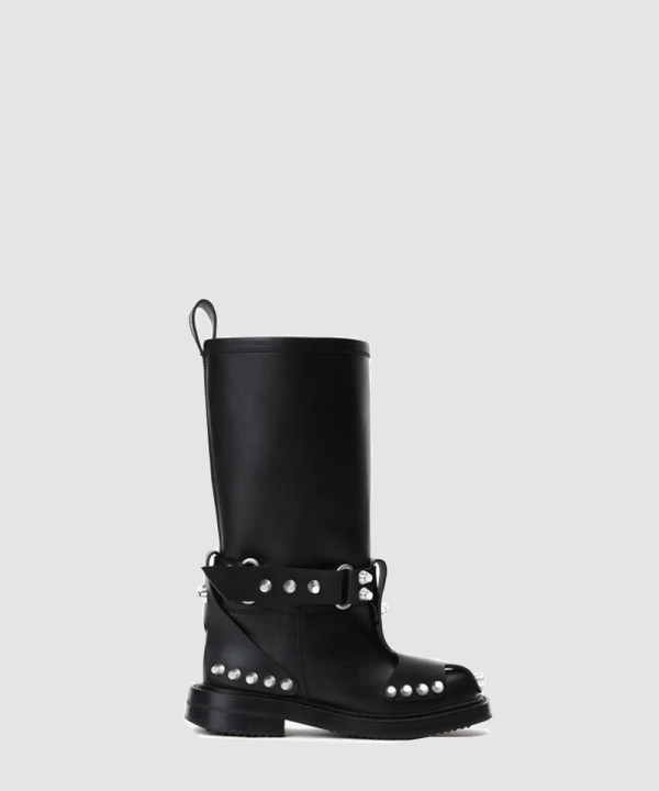 [ALEXANDER-알렉산더왕] dixon 레더 버클 부츠 30424b027001