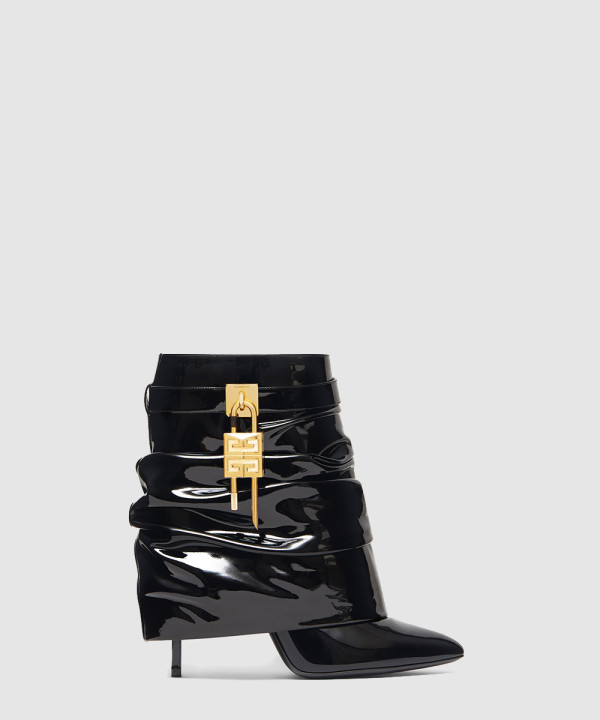 [GIVENCHY-지방시] 샤크락 스틸레토 라텍스 앵클 부츠 BE604RE28D