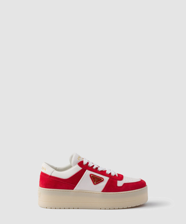 [PRADA-프라다] 다운타운 볼드 가죽 스니커즈 1E792M