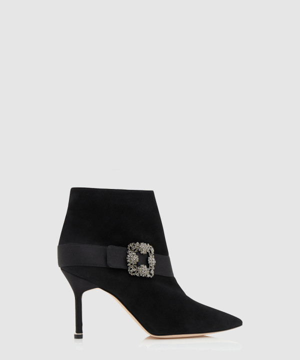 [Manolo Blahnik-마놀로 블라닉] 앵클 부츠 223-1450-0001