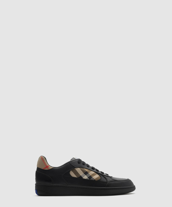 [BURBERRY-버버리] 레더 체크 테라스 스니커즈 81086541