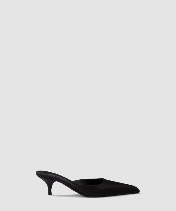 [PRADA-프라다] 새틴 하이힐 뮬1I975N