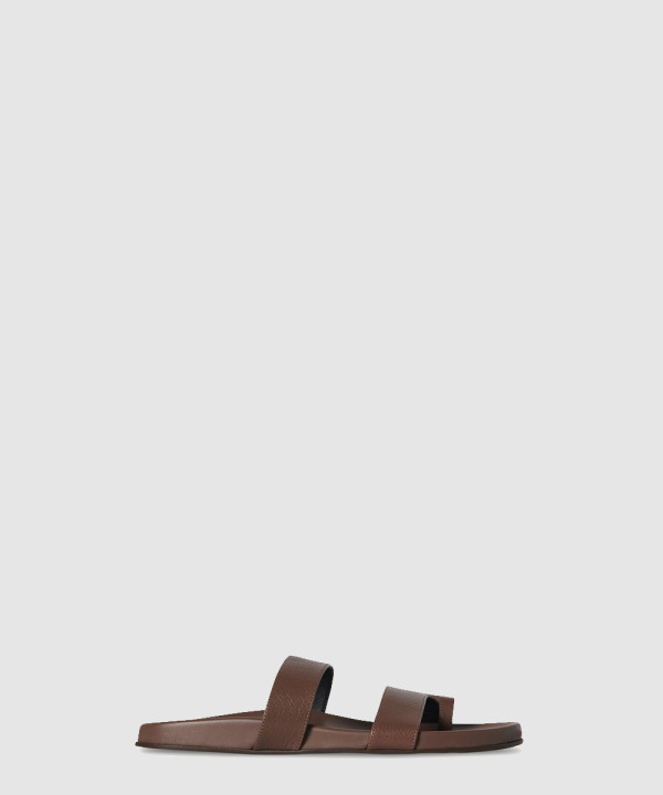 [THE ROW-더로우] Hugh 가죽 샌들 F1593L602LTBR