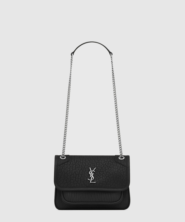 [SAINT LAURENT-생로랑] 그레인 램스킨 소재 niki 니키 미니 828736