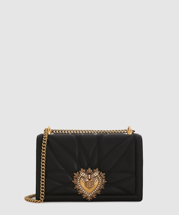 [DOLCE&GABBANA-돌체앤가바나] 퀼팅 나파 가죽 라지 디보션 백 BB7100AW43780999