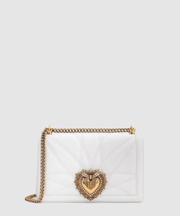 [DOLCE&GABBANA-돌체앤가바나] 퀼팅 나파 가죽 라지 디보션 백 BB7100AW43780002