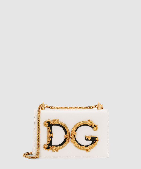 [DOLCE&GABBANA-돌체앤가바나] 나파 가죽 DG 걸스 숄더백 BB6498AZ80180001