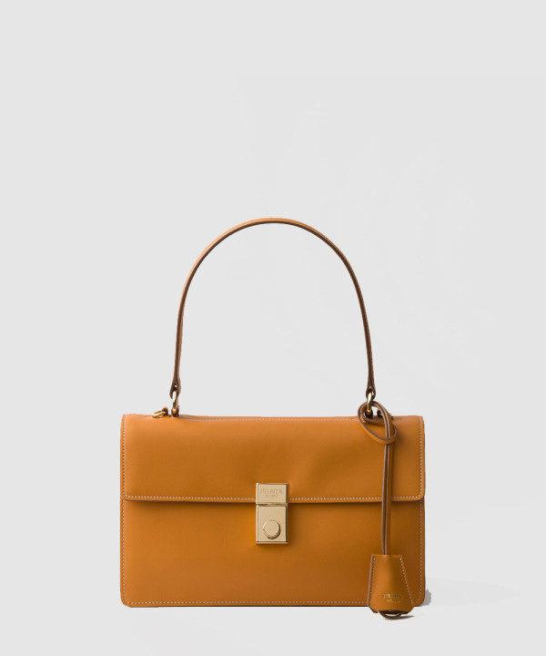 [PRADA-프라다] 소프트 사운드 미디엄 가죽 숄더백 1BN023