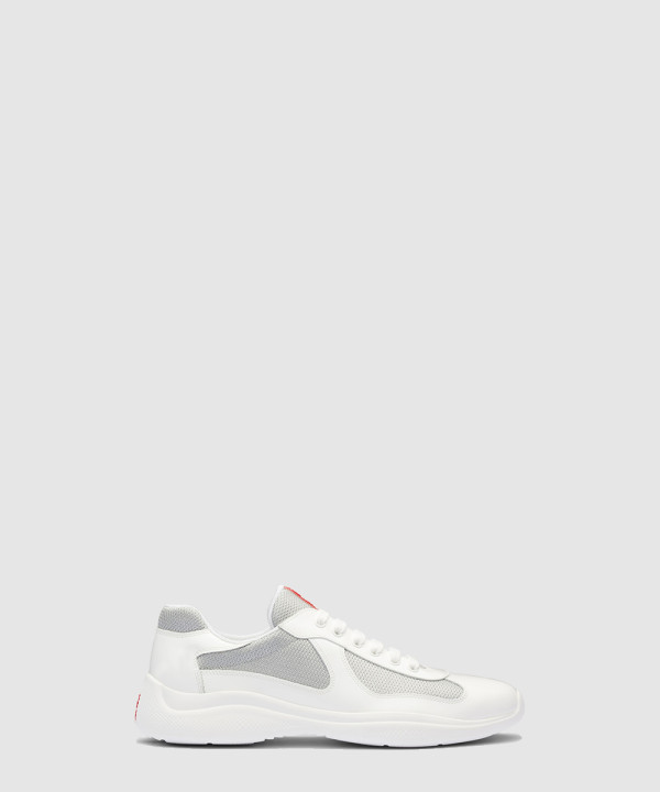 [PRADA-프라다] 아메리카 컵 페이턴트 가죽 및 기능성 소재 스니커즈 4E3400