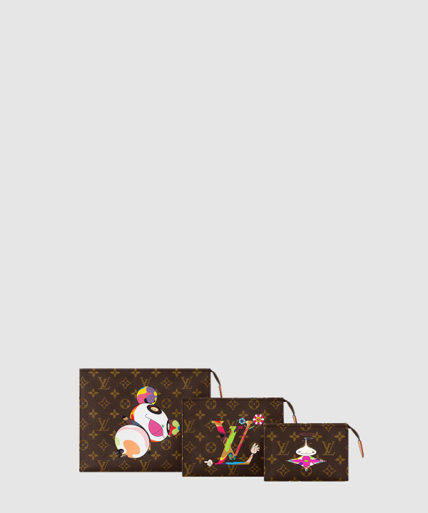 [LOUIS VUITTON-루이비통] LV x TM 트리오 토일레트리 파우치 M13762