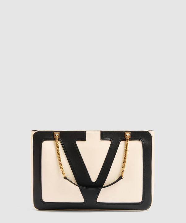 [VALENTINO-발렌티노] 가라바니 비바 슈퍼스타 나파 레더 미디엄 쇼퍼 백 6W2B0R13PTJ