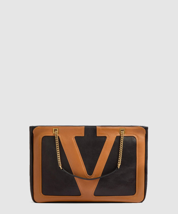 [VALENTINO-발렌티노] 가라바니 비바 슈퍼스타 나파 레더 미디엄 쇼퍼 백 6W2B0R13PTJ