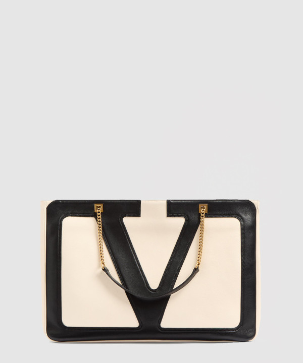 [VALENTINO-발렌티노] 가라바니 비바 슈퍼스타 나파 레더 라지 쇼퍼 백 6W2B0R12PTJ