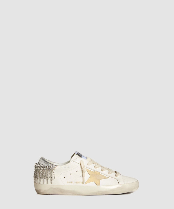 [Golden Goose-골든구스] 스웨이드 스타 & 크리스털 레더 힐탭 슈퍼스타 LTD F006561