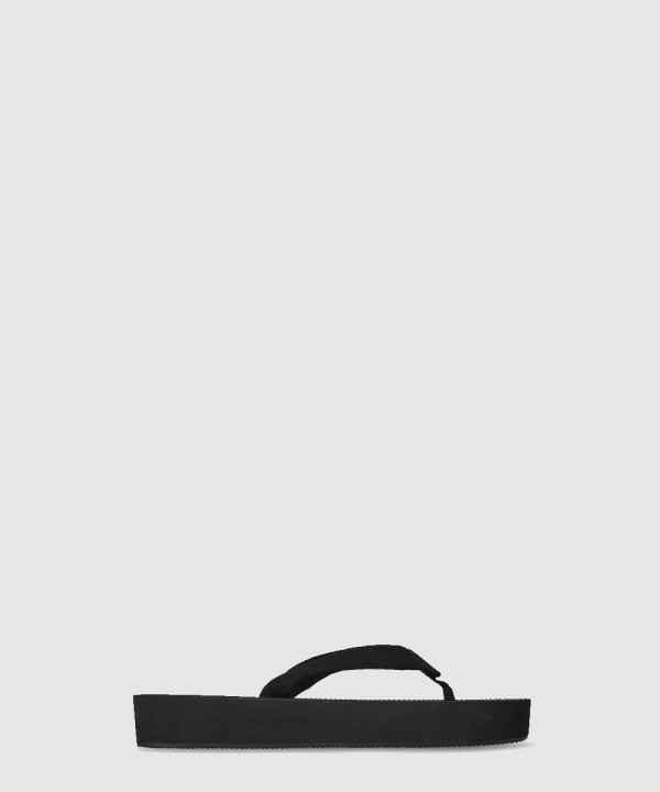 [THE ROW-더로우] Dune 고무 플랫폼 샌들 F1586GROBLK