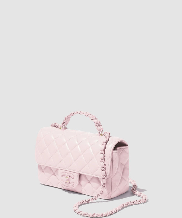 [CHANEL-샤넬] 핸들 장식의 미니 플랩 백 AS5243