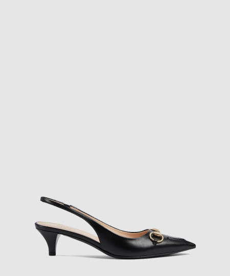 [GUCCI-구찌] 여성 홀스빗 슬링백 펌프스 782407