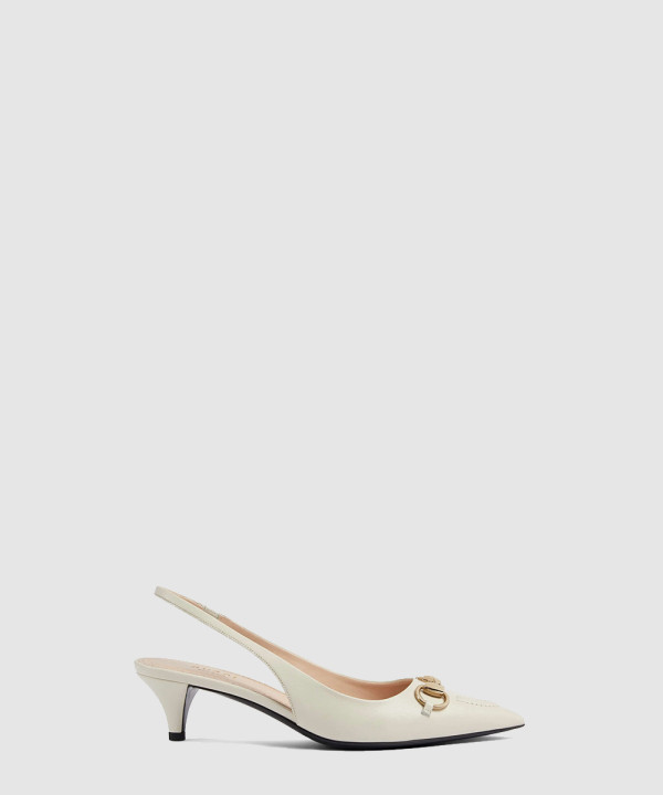 [GUCCI-구찌] 여성 홀스빗 슬링백 펌프스 782407