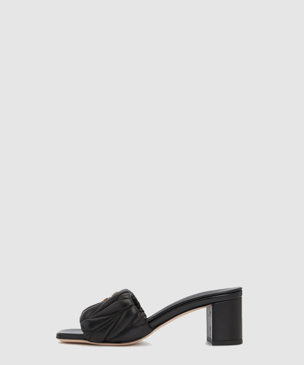 [MIUMIU-미우미우] 마테라쎄 나파 가죽 슬라이드 5XX657