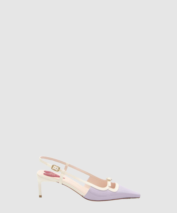 [ROGER VIVIER-로저비비에] 비브 카나드 슬링백 펌프스 RVW72237660D1P1YSR