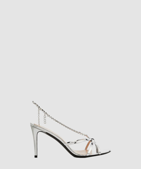 [GUCCI-구찌] 크리스털 체인 샌들 794313