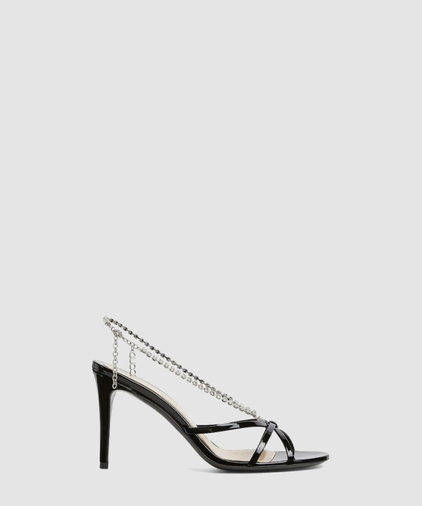 [GUCCI-구찌] 크리스털 체인 샌들 794313