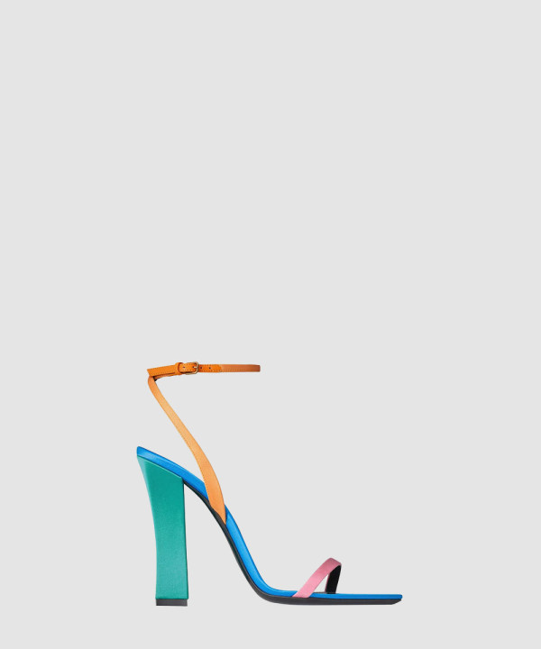 [SAINT LAURENT-생로랑] 새틴 크레이프 소재 DOMINIQUE 샌들 818184