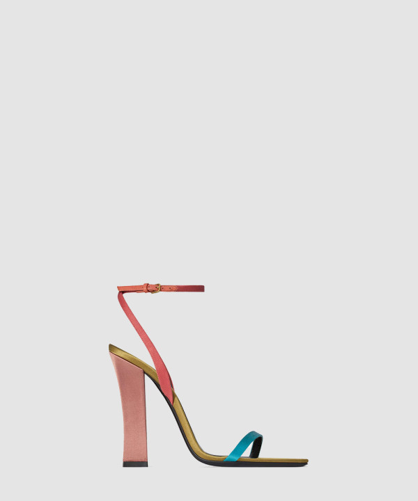 [SAINT LAURENT-생로랑] 새틴 크레이프 소재 DOMINIQUE 샌들 818184