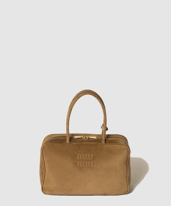 [MIU MIU-미우미우] 스웨이드 보 백 5BB117