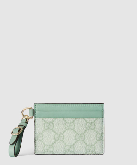 [GUCCI-구찌] GG 엠블럼 스트랩 카드 케이스 819121