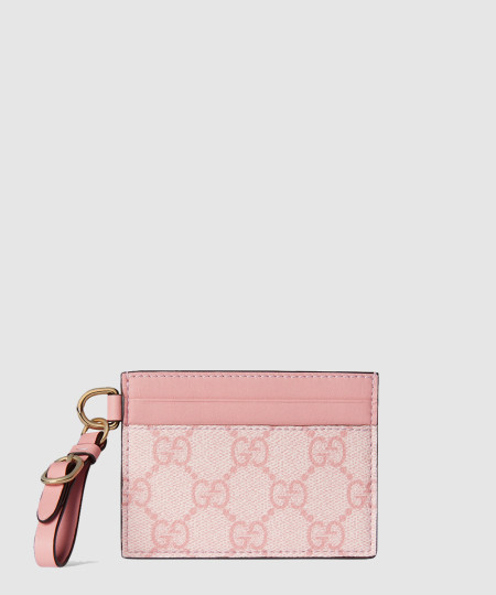 [GUCCI-구찌] GG 엠블럼 스트랩 카드 케이스 819121