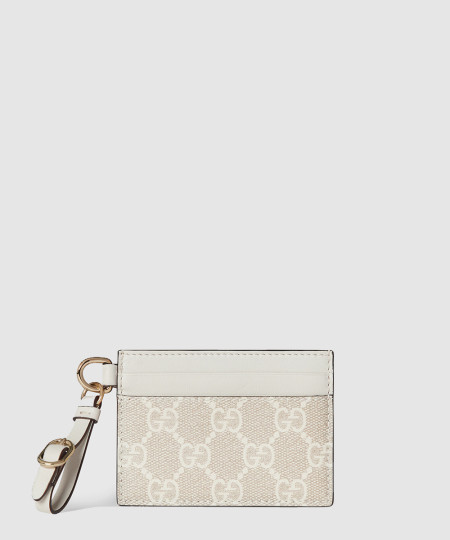 [GUCCI-구찌] GG 엠블럼 스트랩 카드 케이스 819121