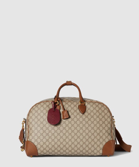 [GUCCI-구찌] GG 엠블럼 미디엄 더플백 821148