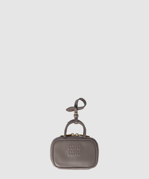 [MIU MIU-미우미우] 가죽 마이크로 보 백 5NR036