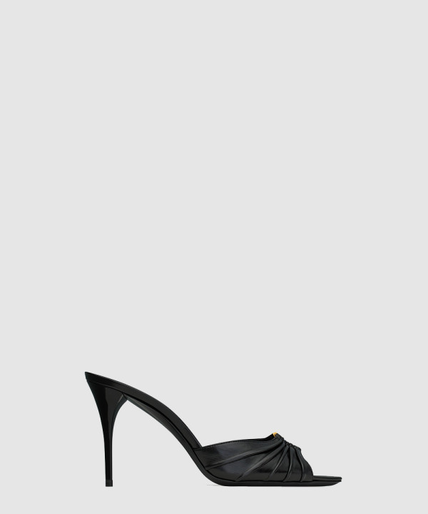 [SAINT LAURENT-생로랑] 가죽 소재의 babylone 뮬 799606