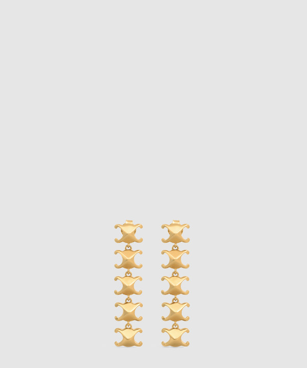 [CELINE-셀린느] 트리옹프 스터드 롱 귀걸이 461FC6BRA