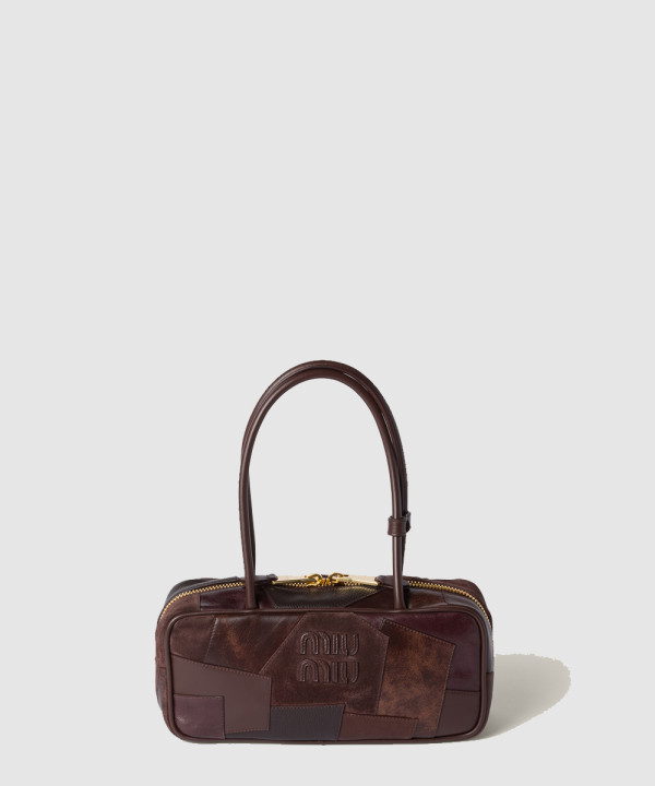 [MIU MIU-미우미우] 보 가죽 패치워크 백 5BB173