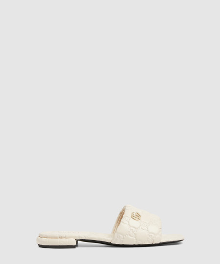 [GUCCI-구찌] 여성 더블 G 슬라이드 샌들 816330