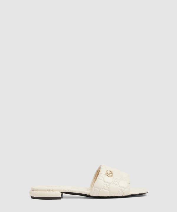 [GUCCI-구찌] 여성 더블 G 슬라이드 샌들 816330