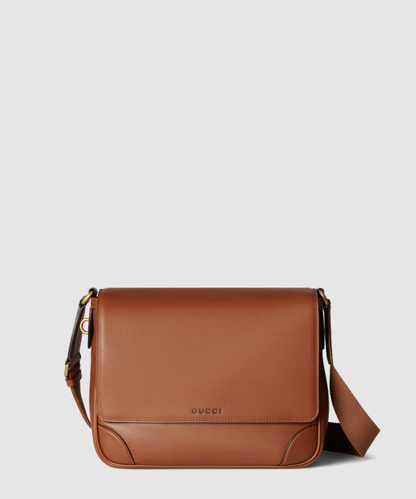 [GUCCI-구찌] GG 엠블럼 미디엄 크로스백 821154