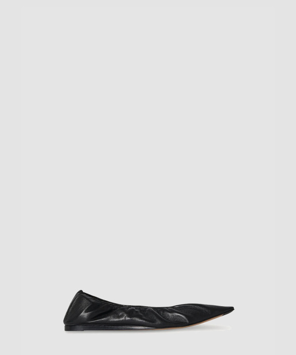 [THE ROW-더로우] 가죽 플랫 F1577SL1BLK