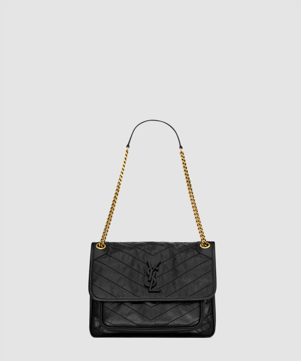 [SAINT LAURENT-생로랑] 빈티지 가죽 소재 NIKI 미디엄 633158