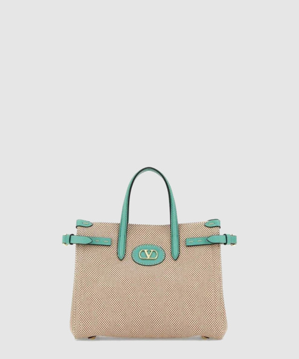 [VALENTINO-발렌티노] 가라바니 앙티브 카룽 디테일 스몰 쇼퍼백 6W2B0R20JSE