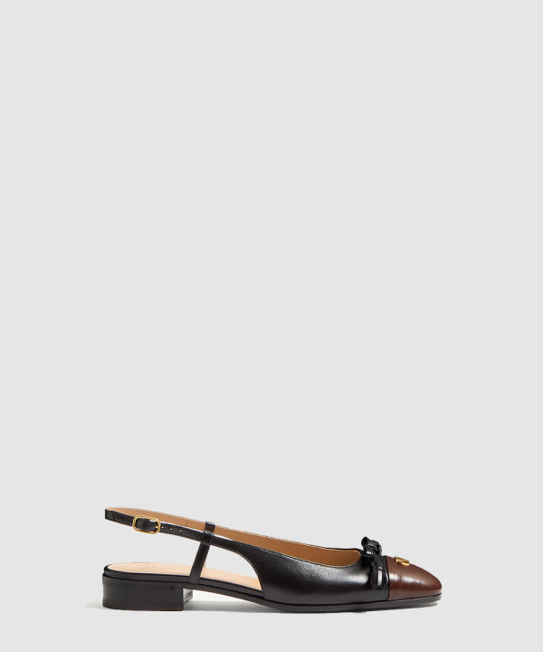 [VALENTINO-발렌티노] 발레 뒤 루아 키드 슬링백 발레리나 25MMM 6W0S0MH0DDT