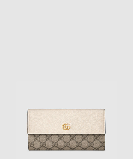 [GUCCI-구찌] GG 마몽 바이컬러 장지갑 456116