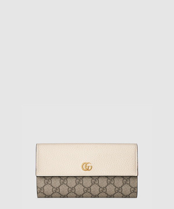 [GUCCI-구찌] GG 마몽 바이컬러 장지갑 456116