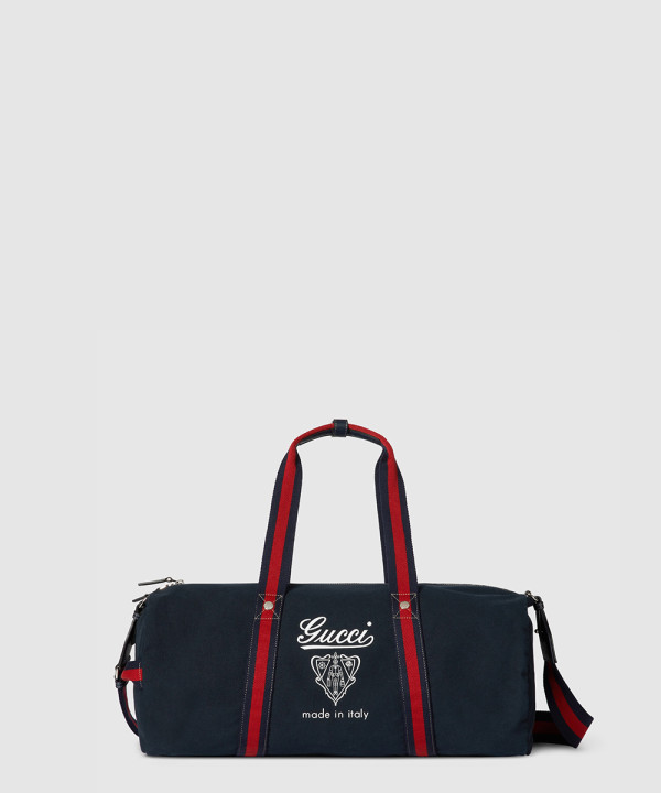 [GUCCI-구찌] 라지 프린트 캔버스 더플백 816866