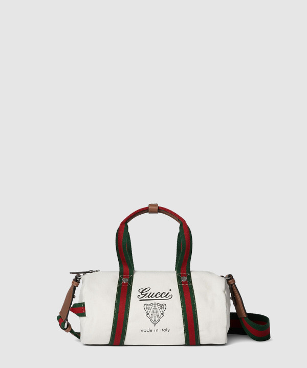 [GUCCI-구찌] 스몰 프린트 캔버스 더플백 816865